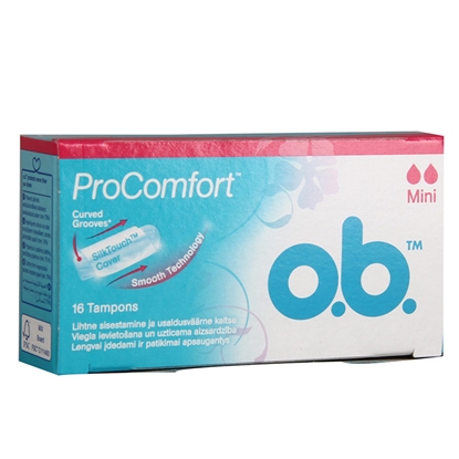 Attēls no Hig.tamponi O.B. ProComfort Mini 16gab.