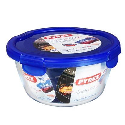 Attēls no Trauks ar vāku Pyrex 20x10cm 1.6l stikla