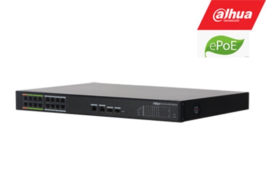 Picture of ePoE switch 100Mbps 16+2G uplink