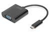 Изображение DIGITUS Adapter USB3.0/C -> VGA               19.5cm schwarz