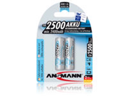 Изображение 1x2 Ansmann maxE NiMH rech.bat. 2500 Mignon AA 2400 mAh