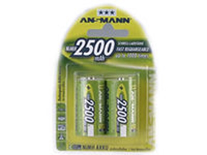 Изображение 1x2 Ansmann maxE NiMH rech.bat. Baby C 2500 mAh  5030912