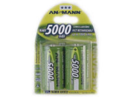 Изображение 1x2 Ansmann maxE NiMH rech.bat. Mono D 5000 mAh   5030922