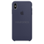 Attēls no Apple iPhone XS Max Silicone Case nocny błękit