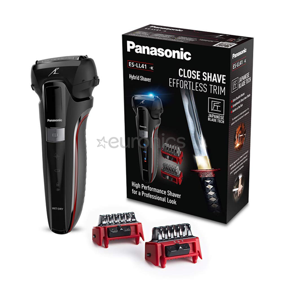 Picture of Panasonic | Shaver | ES-LL41-K503 | Operating time (max) 50 min | Wet & Dry | Lithium Ion | Black