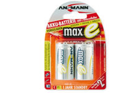 Attēls no 1x2 Ansmann maxE NiMH rech. bat. Baby C 4500 mAh          5035352