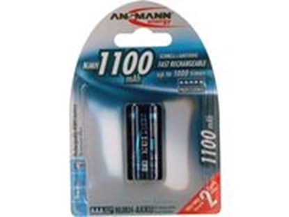 Изображение 1x2 Ansmann NiMH rech. battery 1100 Micro AAA 1050 mAh