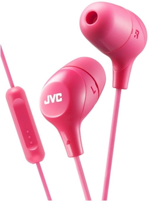 Изображение JVC HA-FX38M-P-E Marshmallow Headphones with remote & microphone Pink