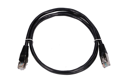 Picture of Kabel sieciowy LAN Patchcord CAT.5E FTP 1m foliowana skręcona para, miedziany