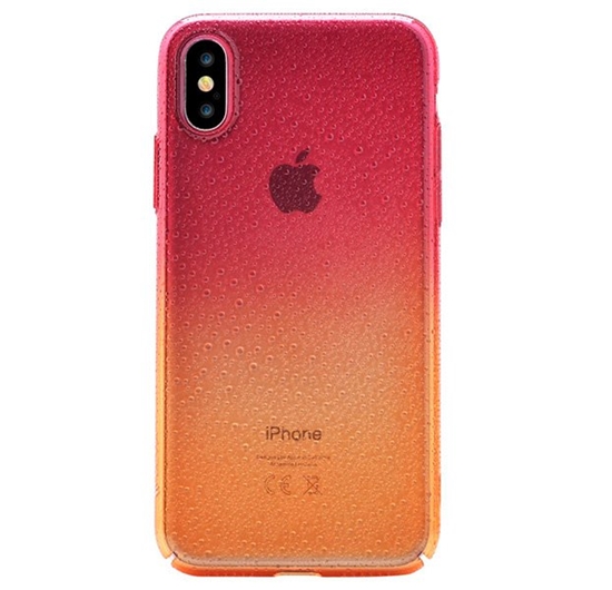 Picture of Devia Amber Plastic Back Case Apple iPhone X / XS Yellow - Red