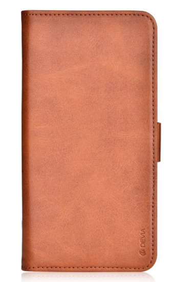 Picture of Devia Magic 2 in 1 High Quality Leather Book Case For Apple iPhone X / XS Brown