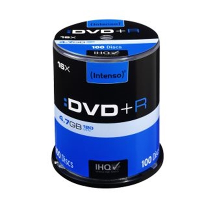 Изображение Intenso DVD+R 4.7 GB 16x 100 sztuk (4111156)