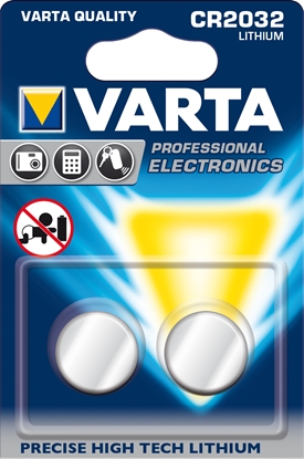 Attēls no 1x2 Varta electronic CR 2032