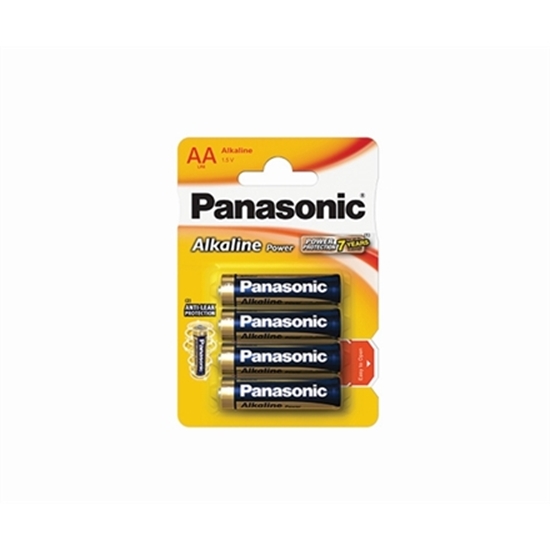 Изображение 1x4 Panasonic Alkaline Power Mignon LR6 AA