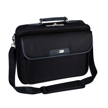 Picture of Targus CN01 laptop case 40.6 cm (16") Messenger case Black