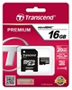 Picture of Transcend microSDHC         16GB Class 10 + SD-Adapter