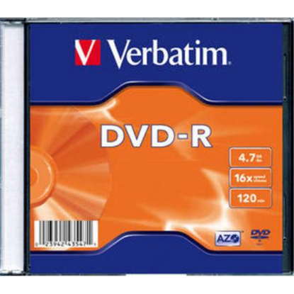 Picture of Verbatim DVD-R Matt Silver 4.7 GB
