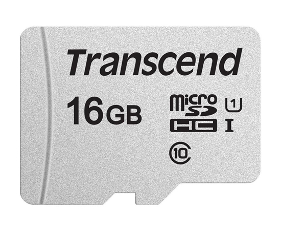 Изображение Transcend microSDHC 300S    16GB Class 10 UHS-I U1