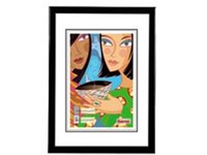 Attēls no Hama Madrid black          30x40 Plastic Frame              66488