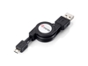 Изображение Equip USB 2.0 Type A to Micro-B Retractable Cable, 1.0m , Black