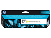 Picture of HP 970 Yellow Ink Cartridge, 2500 pags, for Officejet Pro X series