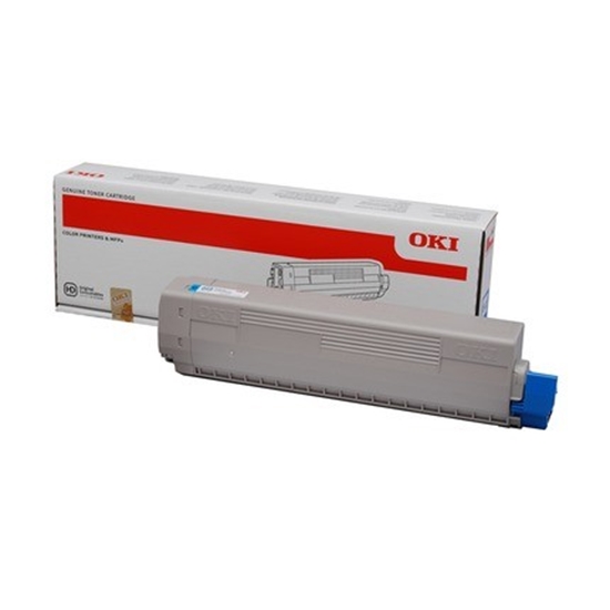 Изображение OKI 44844615 toner cartridge Original Cyan 1 pc(s)