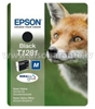 Picture of Epson Fox Singlepack Black T1281 DURABrite Ultra Ink