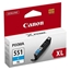 Attēls no Canon CLI-551XL C w/sec ink cartridge 1 pc(s) Original High (XL) Yield Photo cyan