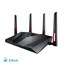 Изображение ASUS RT-AC88U wireless router Gigabit Ethernet Dual-band (2.4 GHz / 5 GHz) Black, Red