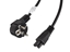 Attēls no Kabel zasilający Laptop (MIKI) IEC 7/7 - IEC 320 C5 3M VDE czarny