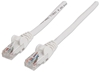 Picture of Intellinet Network Patch Cable, Cat6, 2m, White, CCA, U/UTP, PVC, RJ45, Gold Plated Contacts, Snagless, Booted, Lifetime Warranty, Polybag