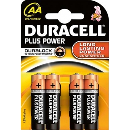 Picture of Duracell MN 1500 Plus Power AA (LR6) Blister pack 4pcs