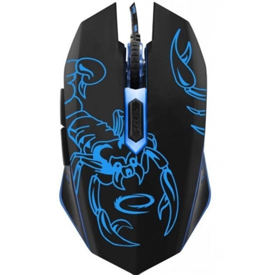 Picture of ESPERANZA EGM203B WIRED MOUSE FOR GAMERS 6D OPT. USB MX203 SCORPIO