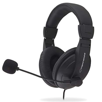 Изображение ESPERANZA EH103 STEREO HEADPHONES WITH MICROPHONE