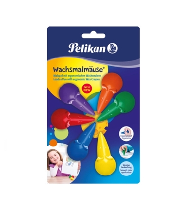 Изображение PELIKAN Wax Crayons 6 colours