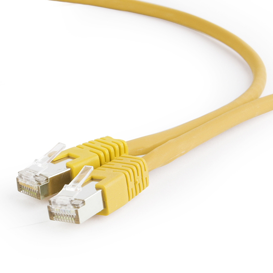 Picture of Patch cord Kat.6A S/FTP LSZHCU 0.25m żółty