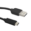 Attēls no Kabel USB Qoltec USB-A - USB-C 0.25 m Czarny (50496)