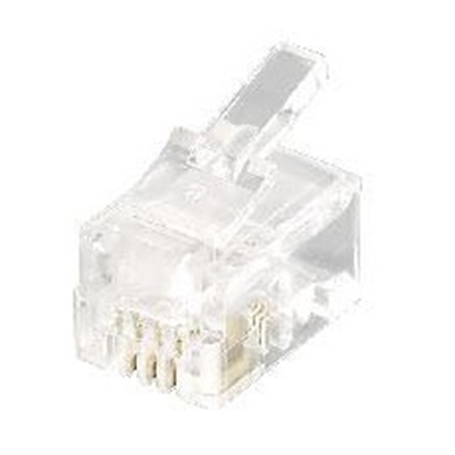 Изображение Equip Telephone Plug, RJ11, 4P4C