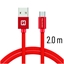 Picture of Swissten Textile Quick Charge Universal Micro USB Data and Charging Cable 2m