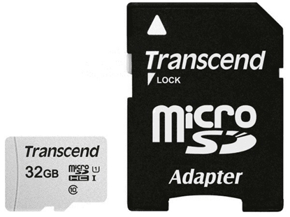 Picture of Transcend microSDHC 300S-A  32GB Class 10 UHS-I U1