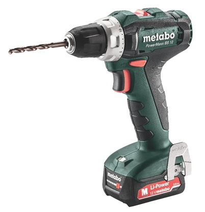 Attēls no Akumulatora skrūvgriezis/urbis Powermaxx BS 12 / 2x2,0 Ah, Metabo