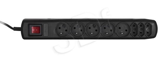 Picture of Activejet APN-8G/1,5M-BK power strip with cord