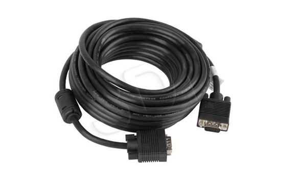 Изображение Lanberg CA-VGAC-10CC-0100-B VGA cable 10 m VGA (D-Sub) Black