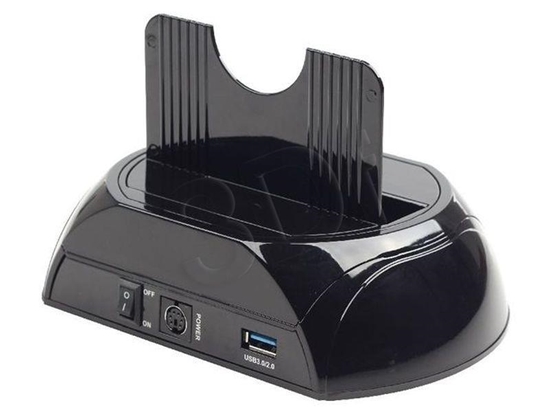 Picture of Gembird HD32-U3S-2 storage drive docking station Black