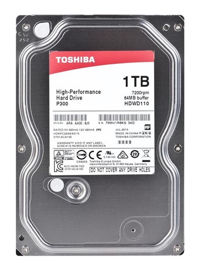 Picture of Toshiba P300 1TB 3.5" 1000 GB Serial ATA III