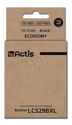 Attēls no Actis KB-529BK ink (replacement for Brother LC529Bk; Standard; 58 ml; black)