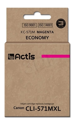 Picture of Actis KC-571M ink (replacement for Canon CLI-571M; Standard; 12 ml; magenta)