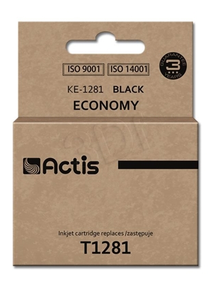 Picture of Actis KE-1281 ink (replacement for Epson T1281; Standard; 15 ml; black)