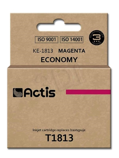 Picture of Actis KE-1813 ink (replacement for Epson T1813; Standard; 15 ml; magenta)