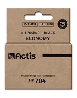 Attēls no Actis KH-704BKR ink (replacement for HP 704 CN692AE; Standard; 15 ml; black)